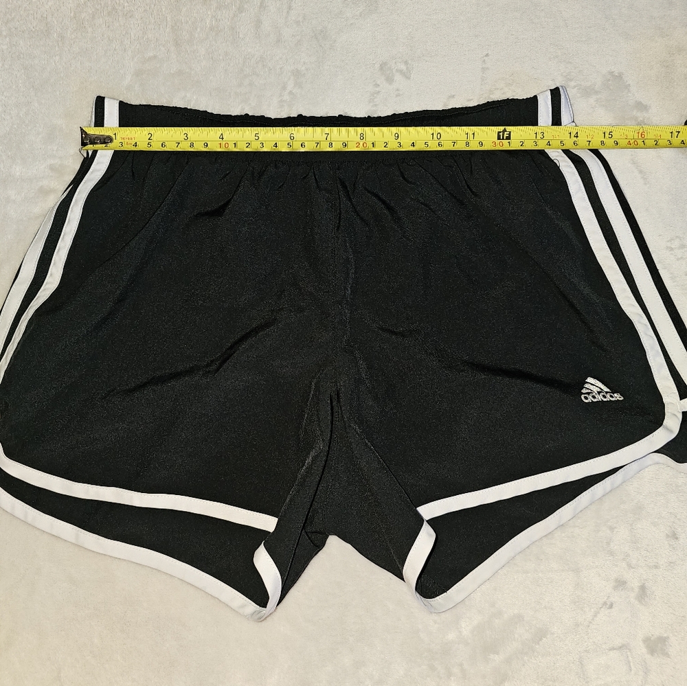 Adidas Climalite S4 Running Shorts Black with White Stripe Small - Picture 8 of 11